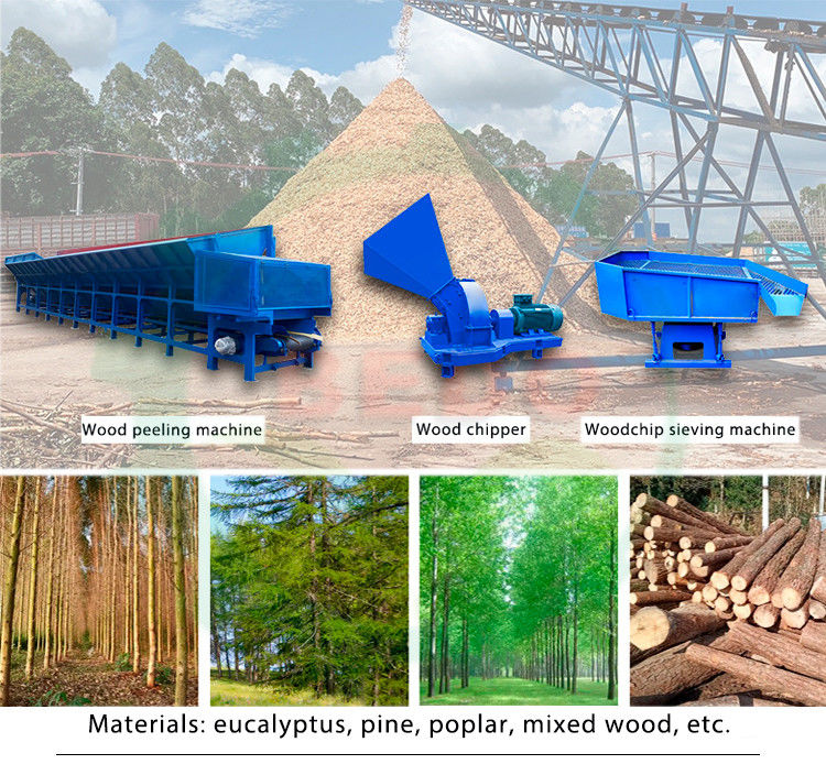 Carbon Steel Wood Peeler Machine 95% Peeling Rate