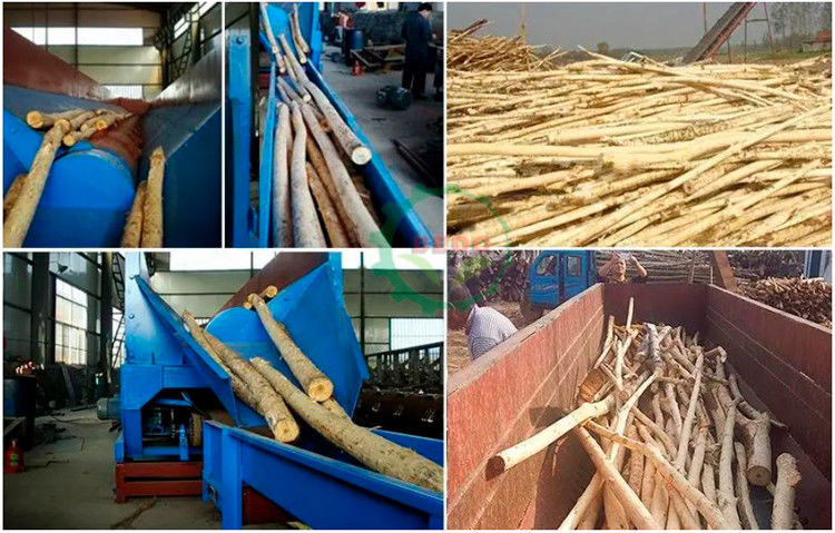 Carbon Steel Wood Peeler Machine 95% Peeling Rate
