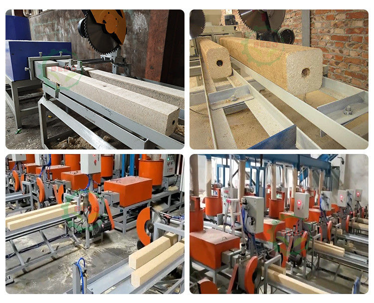 1500KG Sawdust Comressed Wood Pallet Block Making Machine Automatic 3-5MPa