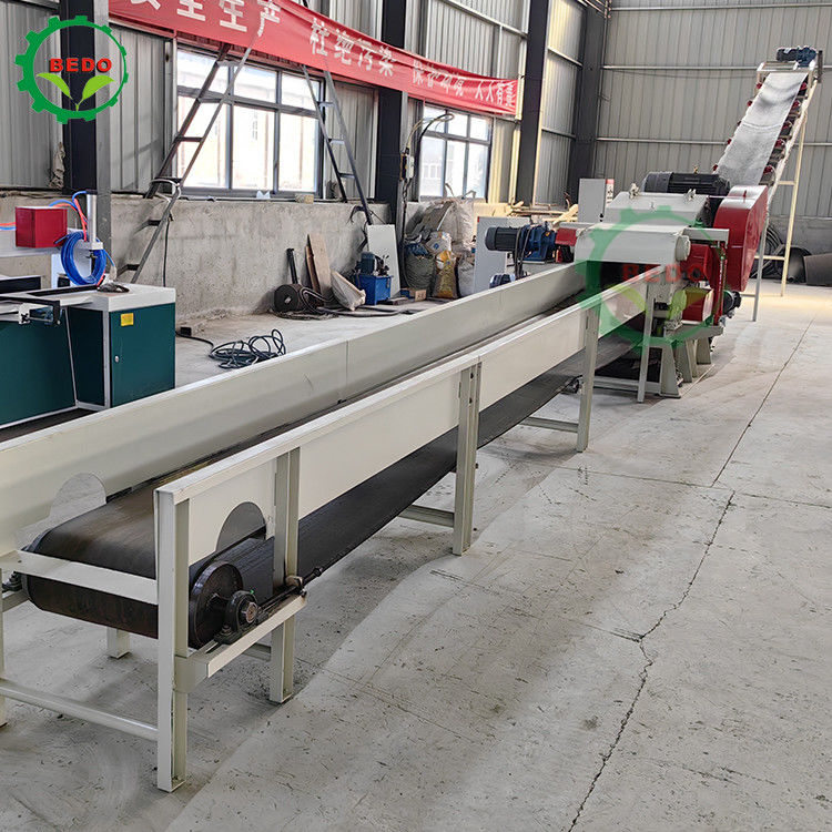 55 kW 590 U/min kommerzielle Holzzerkleinerungsmaschine Trommelhacker Shredder Heavy Duty