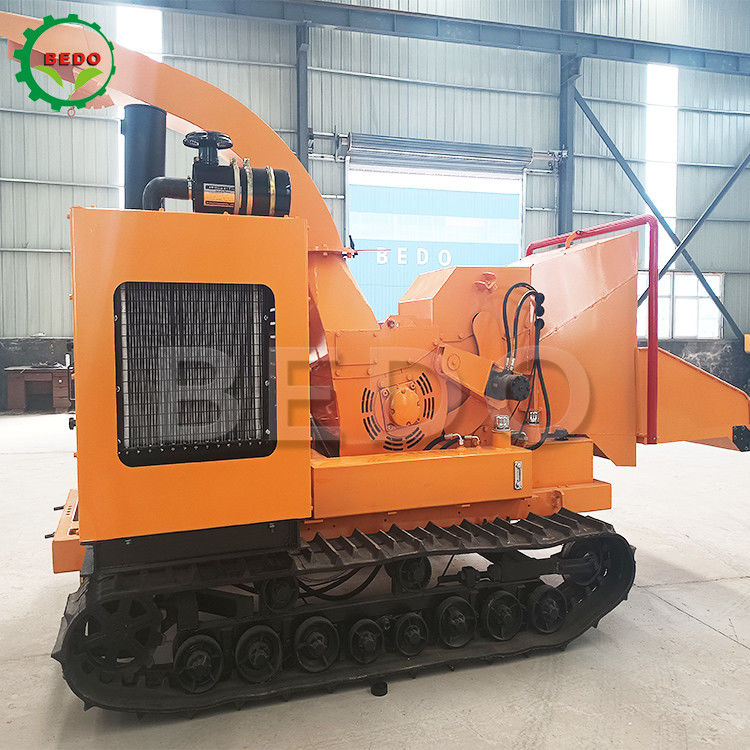 Mobiler Diesel Palmtrunk Holzspalter Crawler Typ 102HP für Indonesien Palmpflanzungen Forstwirtschaft