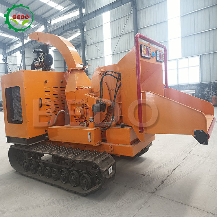 Mobiler Diesel Palmtrunk Holzspalter Crawler Typ 102HP für Indonesien Palmpflanzungen Forstwirtschaft