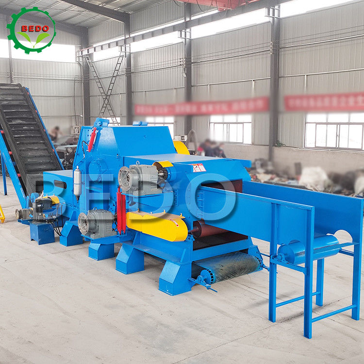 25-35mm Heavy-Duty Commercial Wood Chipper Machine with Large Chipping Capacity