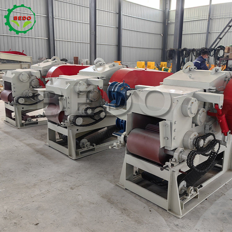 590 U/min, 3–5 t/h Trommel-Holzhackmaschine, ein Jahr Garantie, Forsthacker