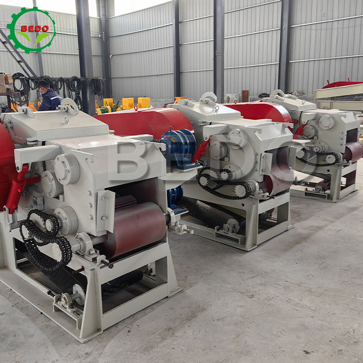 590 U/min, 3–5 t/h Trommel-Holzhackmaschine, ein Jahr Garantie, Forsthacker