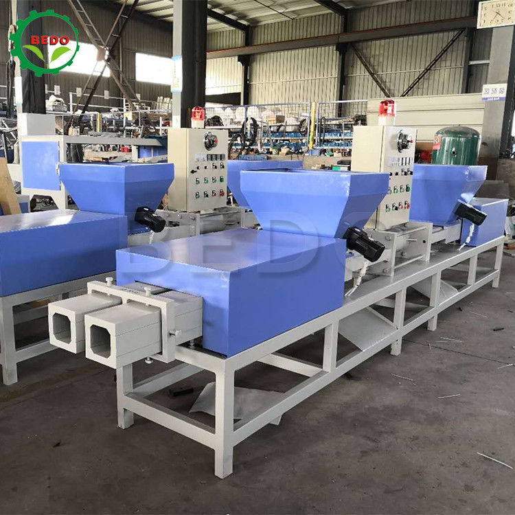 1500KG Sawdust Comressed Wood Pallet Block Making Machine Automatic 3-5MPa