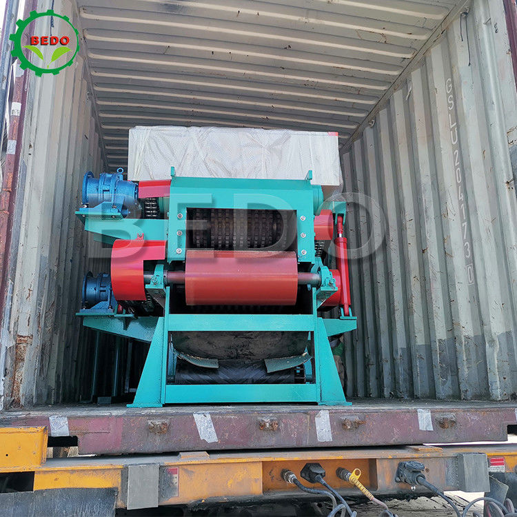Energy Saving Electric Wood Log Tree Chipper Machine For Paper Mills