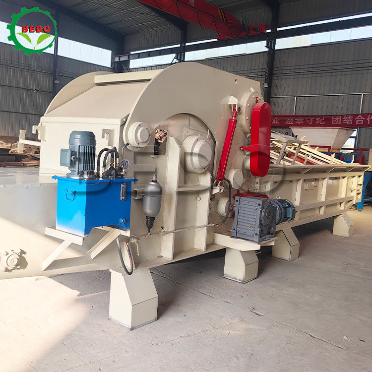 160KW Wood Crusher Machine With Inlet Size 1040*500mm And Feeding Motor Power 5.5KW 5.5KW