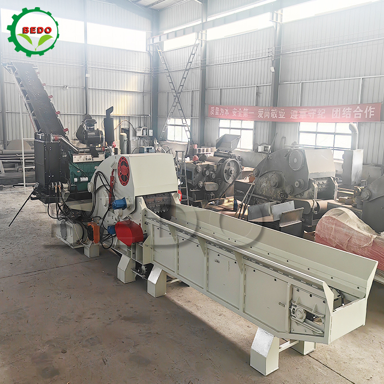 Anpassungsfähiger hydraulischer Motor-Zufuhrförderer Holzsplittermaschine CE-zertifizierte industrielle Trommel-Schredder