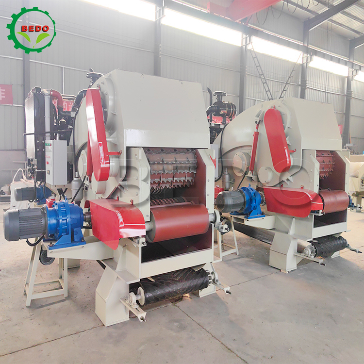 2pcs Blade Selbstversorgung Hydraulische Holzspalter Maschine Glatte Operation Trommel Typ Shredder