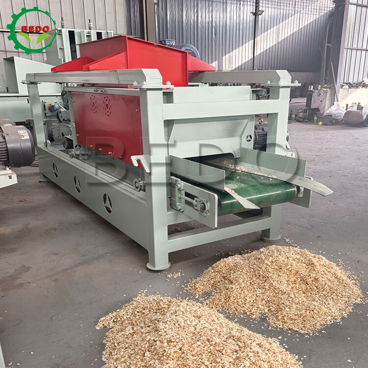 Automatische Holzspindelmaschine mit 200 Stück Alloy-Stahl-Klingen für 1-2 mm Spindel Dicke