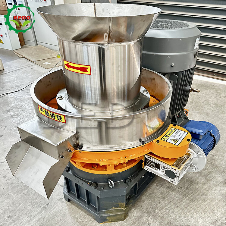 Hocheffiziente Holzpelletmaschine mit Edelstahl-Die und 500 kg/h Produktionskapazität für Biomassepellet