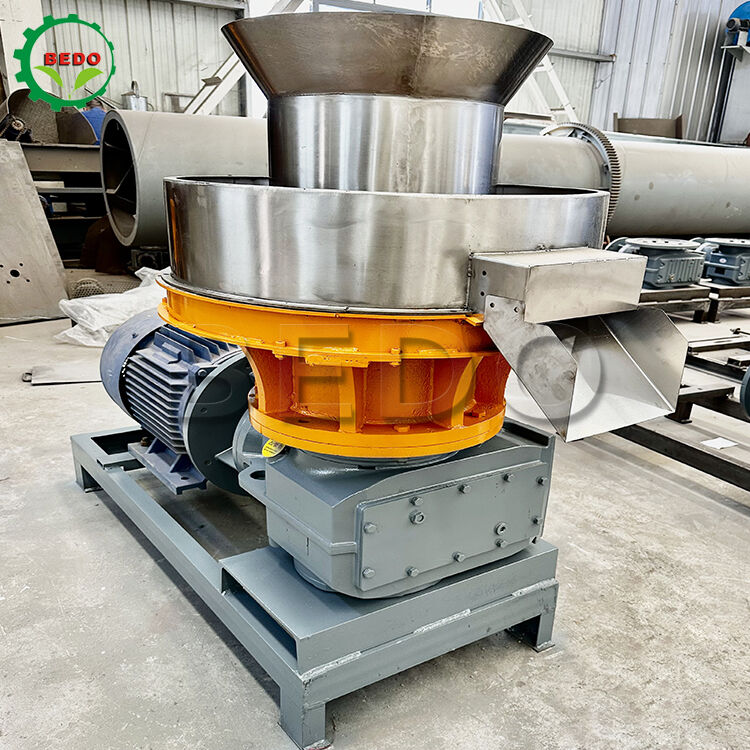 Holzpelletmaschine mit 500 kg/h Kapazität, Edelstahlmatrize und NSK-Lagern für hocheffiziente Pelletproduktion