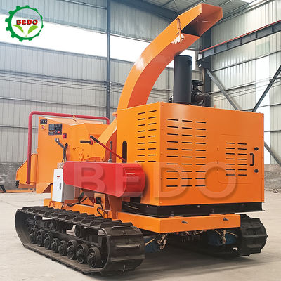 Crawler Holz Zweig Holz Chipper Shredder Maschine Dieselmotor 102HP