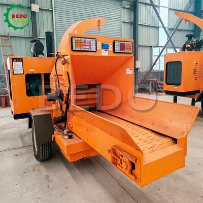 Diesel-Mobilholz-Branch-Busch-Schnitzelmaschine Hydraulik-Zufuhr