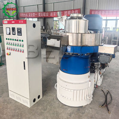 Erweiterte Biomasse-Pellettmaschine aus Edelstahl mit PLC-Steuerungssystem
