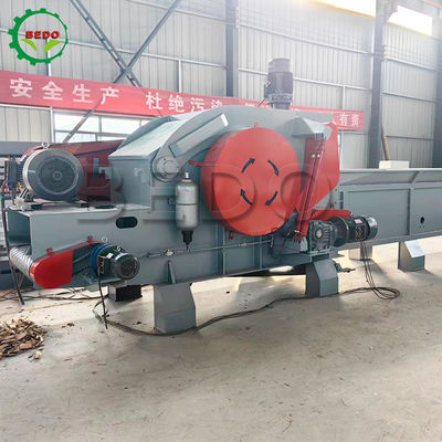 Dauerhafte 160KW Schwerlastketten-Zuführer Trommel-Zersplitterung Holzbrucher zum Holzrecycling