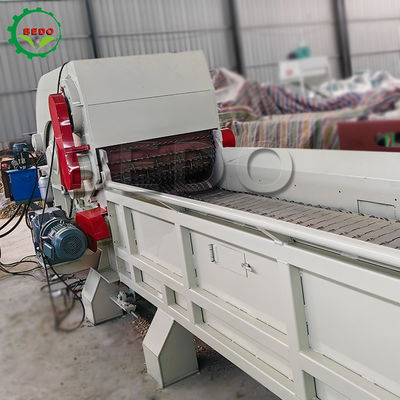 Elektrische Maschine Holzbrenner Maschine 1000MM Breite Fütterung Endholzsplitter Größe 25-35MM für Holz