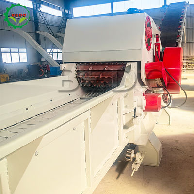700x400mm Einlass automatische 2 Stück Klingen Holzsplittermaschine Trommel Typ Industrie-Schredder-Ausrüstung