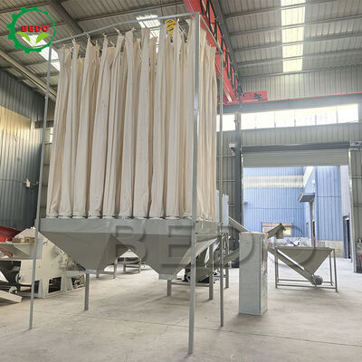 Industrielle Holzpulvermaschine mit Staubabscheider, geräuscharm und 50-200 Mesh Feinheit