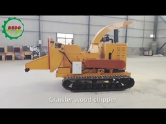 Crawler Holz Zweig Holz Chipper Shredder Maschine Dieselmotor 102HP