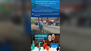 Industrielle Maschine zur Herstellung von Holzsägemehl mit hoher Kapazität und Elektromotor